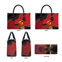 Angola Independence Day Leather Bag Virtue Is Stronger When United - Wonder Print Shop