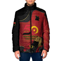 Personalized Angola Independence Day Padded Jacket Virtue Is Stronger When United - Wonder Print Shop