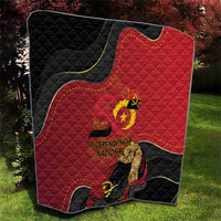 Angola Independence Day Quilt Virtue Is Stronger When United - Wonder Print Shop