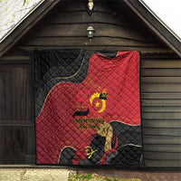 Angola Independence Day Quilt Virtue Is Stronger When United - Wonder Print Shop