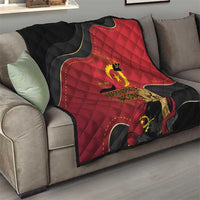 Angola Independence Day Quilt Virtue Is Stronger When United - Wonder Print Shop