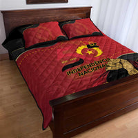 Angola Independence Day Quilt Bed Set Virtue Is Stronger When United - Wonder Print Shop