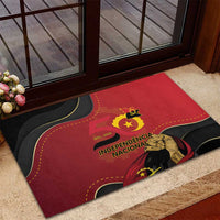 Angola Independence Day Rubber Doormat Virtue Is Stronger When United - Wonder Print Shop