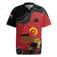 Personalized Angola Independence Day Rugby Jersey Virtue Is Stronger When United - Wonder Print Shop