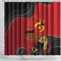 Angola Independence Day Shower Curtain Virtue Is Stronger When United - Wonder Print Shop