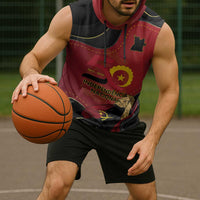 Personalized Angola Independence Day Sleeveless Hoodie Virtue Is Stronger When United - Wonder Print Shop