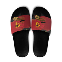 Angola Independence Day Slide Sandals Virtue Is Stronger When United - Wonder Print Shop