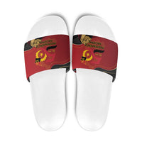 Angola Independence Day Slide Sandals Virtue Is Stronger When United - Wonder Print Shop