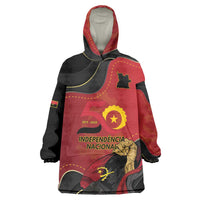 Personalized Angola Independence Day Wearable Blanket Hoodie Virtue Is Stronger When United - Wonder Print Shop