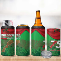 Morocco Green March Day 4 in 1 Can Cooler Tumbler One People - One Nation - Wonder Print Shop