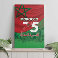 Morocco Green March Day Canvas Wall Art One People - One Nation - Wonder Print Shop