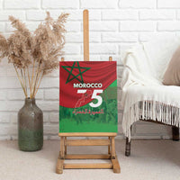 Morocco Green March Day Canvas Wall Art One People - One Nation - Wonder Print Shop
