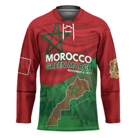 Morocco Green March Day Hockey Jersey One People - One Nation - Wonder Print Shop