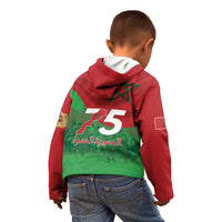 Morocco Green March Day Kid Hoodie One People - One Nation - Wonder Print Shop