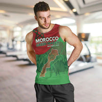 Morocco Green March Day Men Tank Top One People - One Nation - Wonder Print Shop