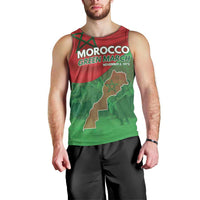 Morocco Green March Day Men Tank Top One People - One Nation - Wonder Print Shop