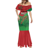 Morocco Green March Day Mermaid Dress One People - One Nation - Wonder Print Shop