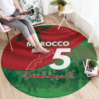 Morocco Green March Day Round Carpet One People - One Nation - Wonder Print Shop