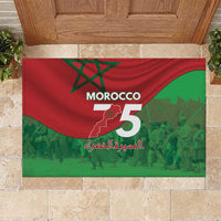 Morocco Green March Day Rubber Doormat One People - One Nation - Wonder Print Shop