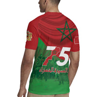 Morocco Green March Day Rugby Jersey One People - One Nation - Wonder Print Shop