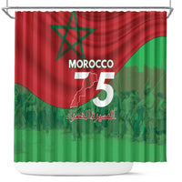 Morocco Green March Day Shower Curtain One People - One Nation - Wonder Print Shop