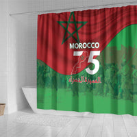 Morocco Green March Day Shower Curtain One People - One Nation - Wonder Print Shop