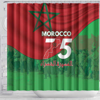 Morocco Green March Day Shower Curtain One People - One Nation - Wonder Print Shop