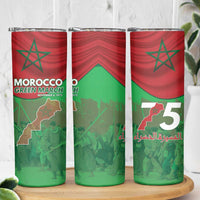 Morocco Green March Day Skinny Tumbler One People - One Nation - Wonder Print Shop