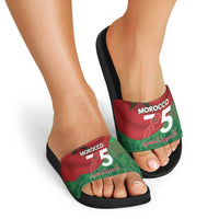 Morocco Green March Day Slide Sandals One People - One Nation - Wonder Print Shop