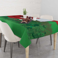 Morocco Green March Day Tablecloth One People - One Nation - Wonder Print Shop