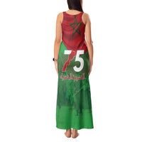 Morocco Green March Day Tank Maxi Dress One People - One Nation - Wonder Print Shop