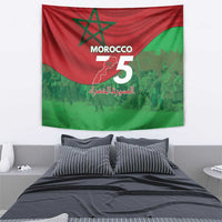 Morocco Green March Day Tapestry One People - One Nation - Wonder Print Shop