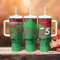 Morocco Green March Day Tumbler With Handle One People - One Nation - Wonder Print Shop