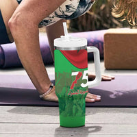 Morocco Green March Day Tumbler With Handle One People - One Nation - Wonder Print Shop