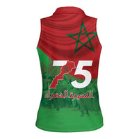Morocco Green March Day Women Sleeveless Polo Shirt One People - One Nation - Wonder Print Shop