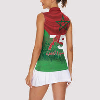 Morocco Green March Day Women Sleeveless Polo Shirt One People - One Nation - Wonder Print Shop