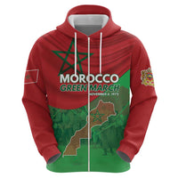 Morocco Green March Day Zip Hoodie One People - One Nation - Wonder Print Shop