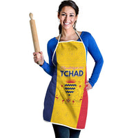 Chad Apron Coat Of Arms - Flag Style - Wonder Print Shop