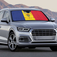 Chad Auto Sun Shade Coat Of Arms - Flag Style - Wonder Print Shop