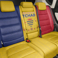 Chad Back Car Seat Cover Coat Of Arms - Flag Style - Wonder Print Shop