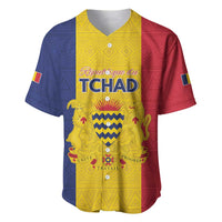 Personalized Chad Baseball Jersey Coat Of Arms - Flag Style - Wonder Print Shop