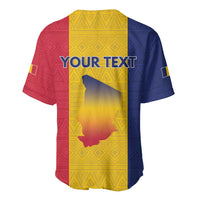 Personalized Chad Baseball Jersey Coat Of Arms - Flag Style - Wonder Print Shop