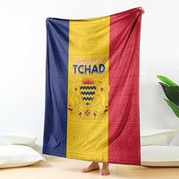 Chad Blanket Coat Of Arms - Flag Style - Wonder Print Shop