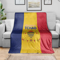 Chad Blanket Coat Of Arms - Flag Style - Wonder Print Shop