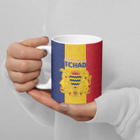 Personalized Chad Ceramic Mug Coat Of Arms - Flag Style - Wonder Print Shop