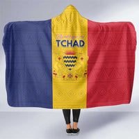 Chad Hooded Blanket Coat Of Arms - Flag Style - Wonder Print Shop