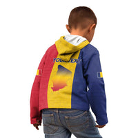 Personalized Chad Kid Hoodie Coat Of Arms - Flag Style - Wonder Print Shop
