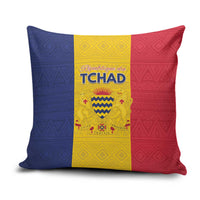 Chad Pillow Cover Coat Of Arms - Flag Style - Wonder Print Shop