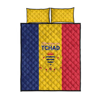 Chad Quilt Bed Set Coat Of Arms - Flag Style - Wonder Print Shop