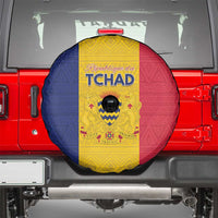 Chad Spare Tire Cover Coat Of Arms - Flag Style - Wonder Print Shop